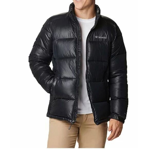 Brand New Men’s Columbia‎ Pink Lake Mid Insulated Puffer Black Jacket Size XL - Picture 1 of 7